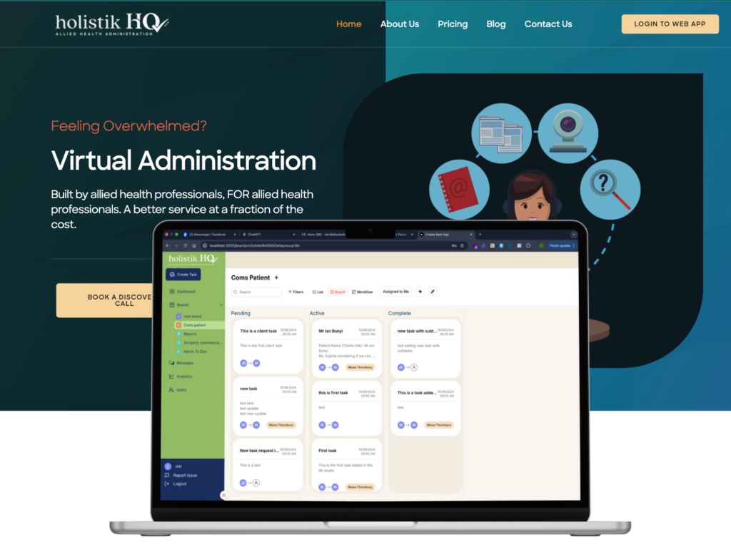 holistikhq - virtual admin assistant